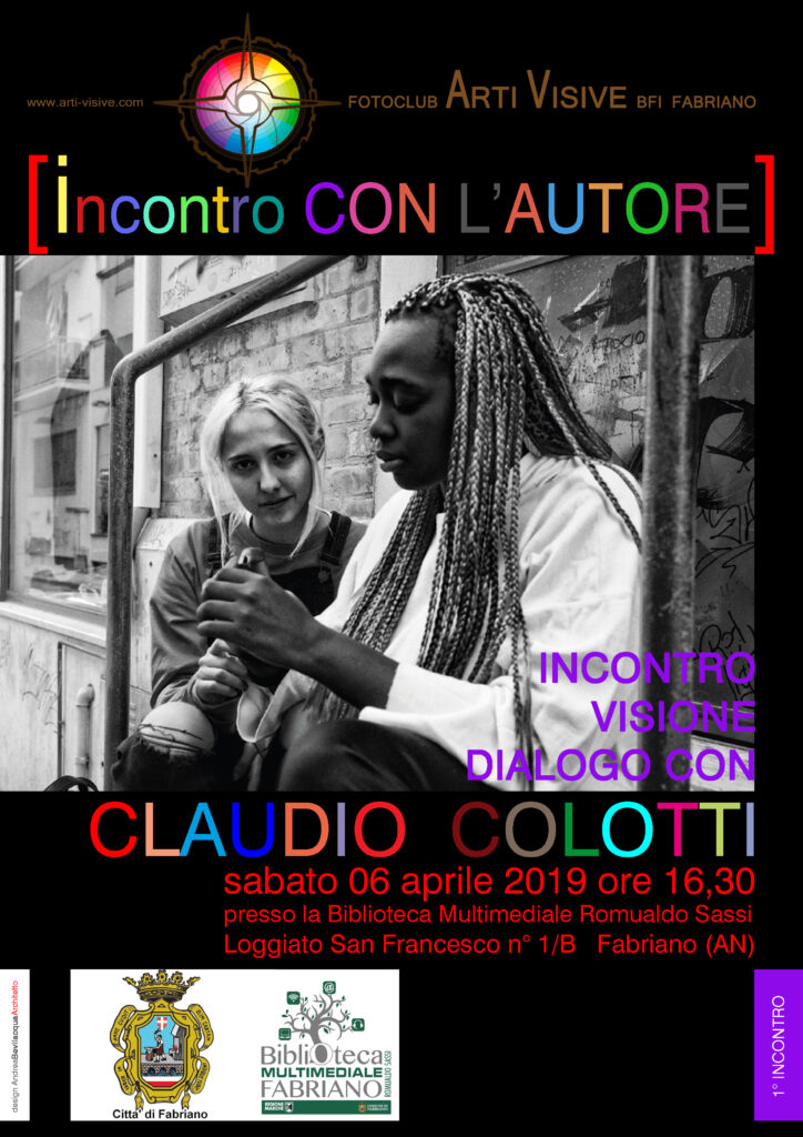 Incontro Con L Autore Claudio Colotti Fotoclub Arti Visive BFI