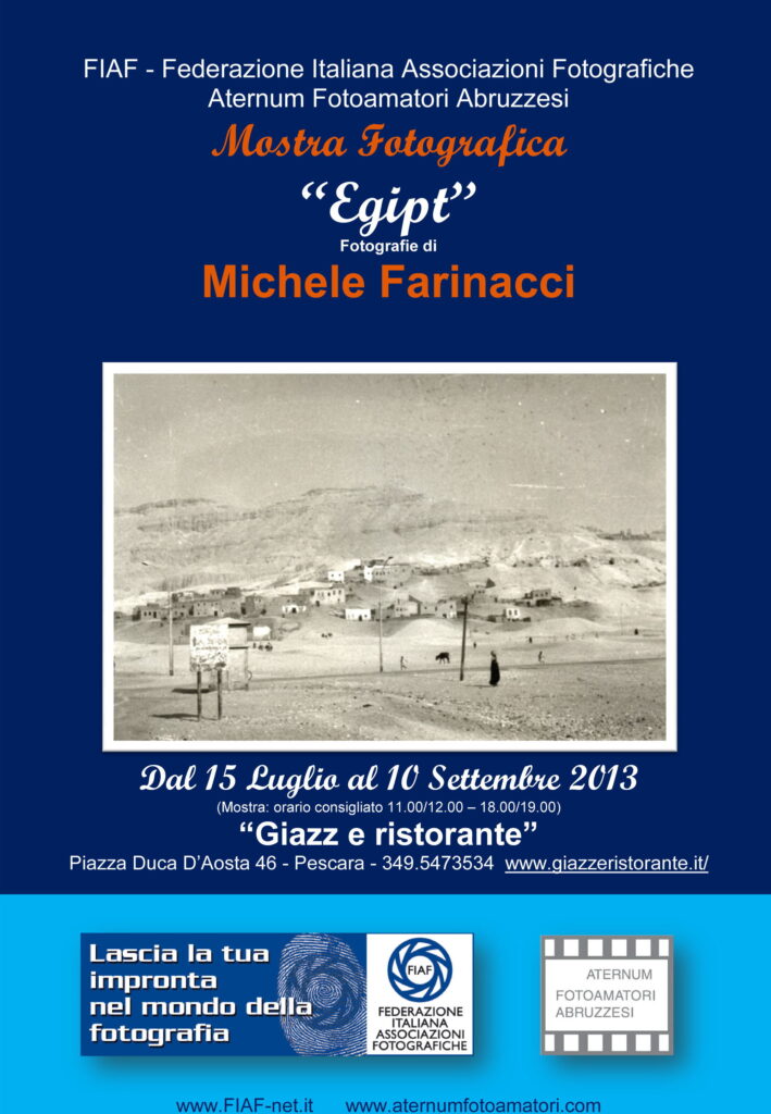 Egipt Mostra Fotografica by Michele Farinacci 2013 Notiziario