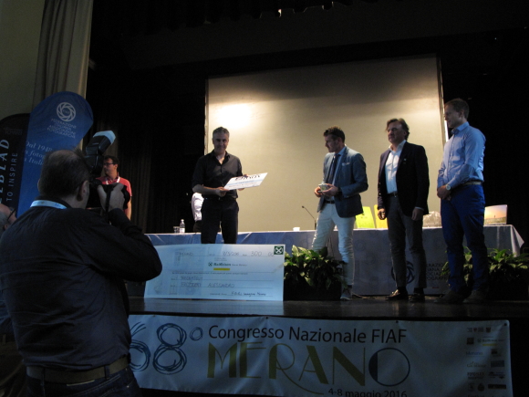 Premiazione di Alessandro Fruzzetti,  vincitore del 16° Spazio Portfolio di Porfolio Italia 2016.  