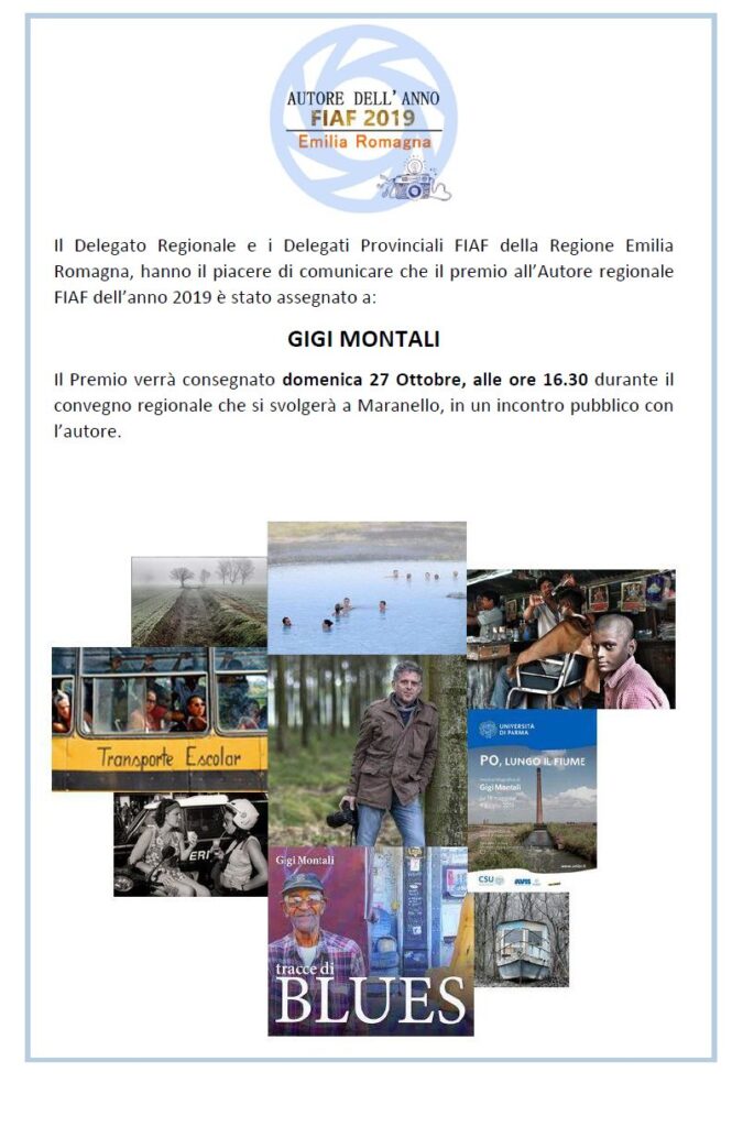 COMST Autore dellanno 2019 Gigi Montali