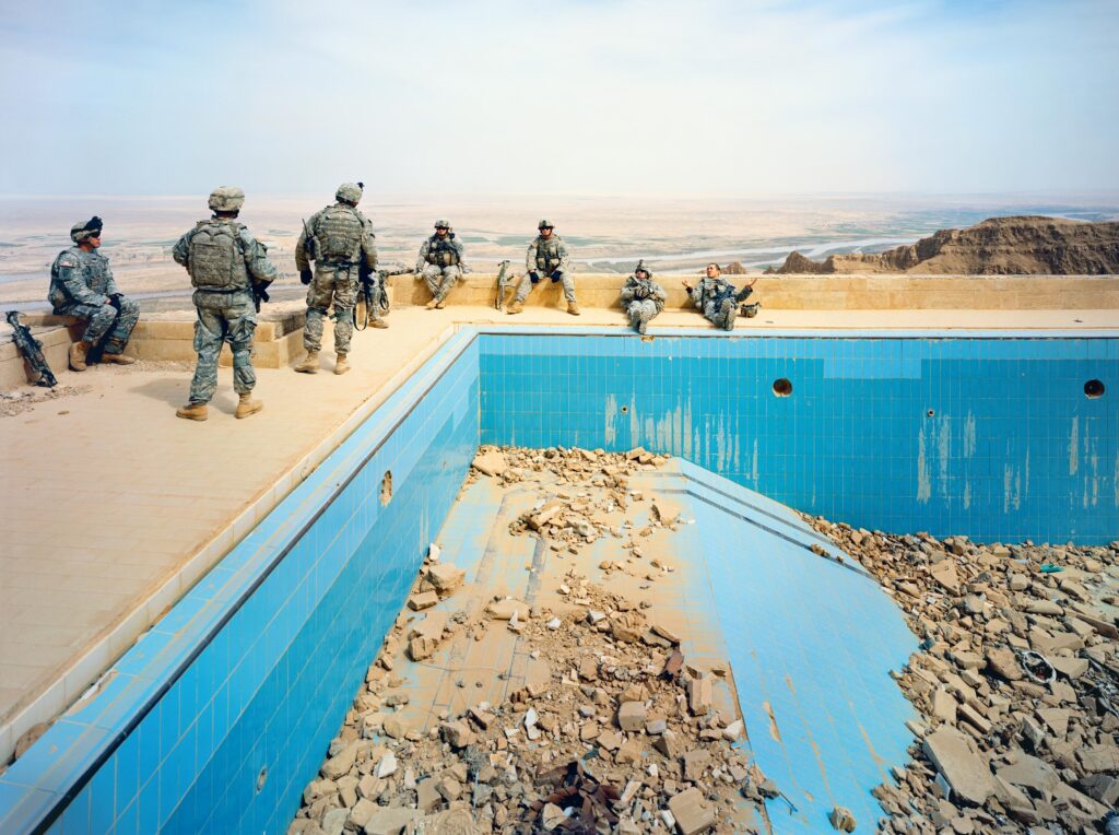 13.-Pool-at-Uday's-Palace, Salah-a-Din Province, Iraq, 2009. Courtesy of the artist and Shainman Gallery, New York