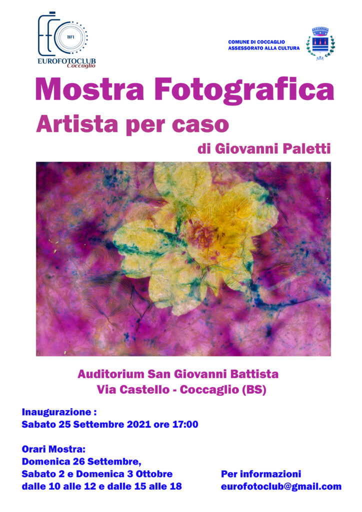 Mostra fotografica Giovanni Paletti