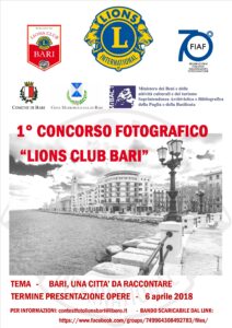 LOCANDINA CONCORSO FOTOGRAFICO LIONS rosso foto scura