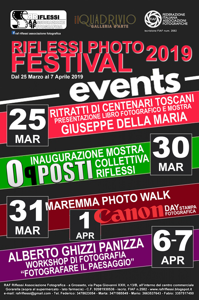Locandina Riflessi Photo Festival 2019 web
