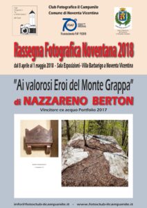 RFN18 08 aprile Rassegna Fotografica Noventana 2018 _ m Nazzareno Berton