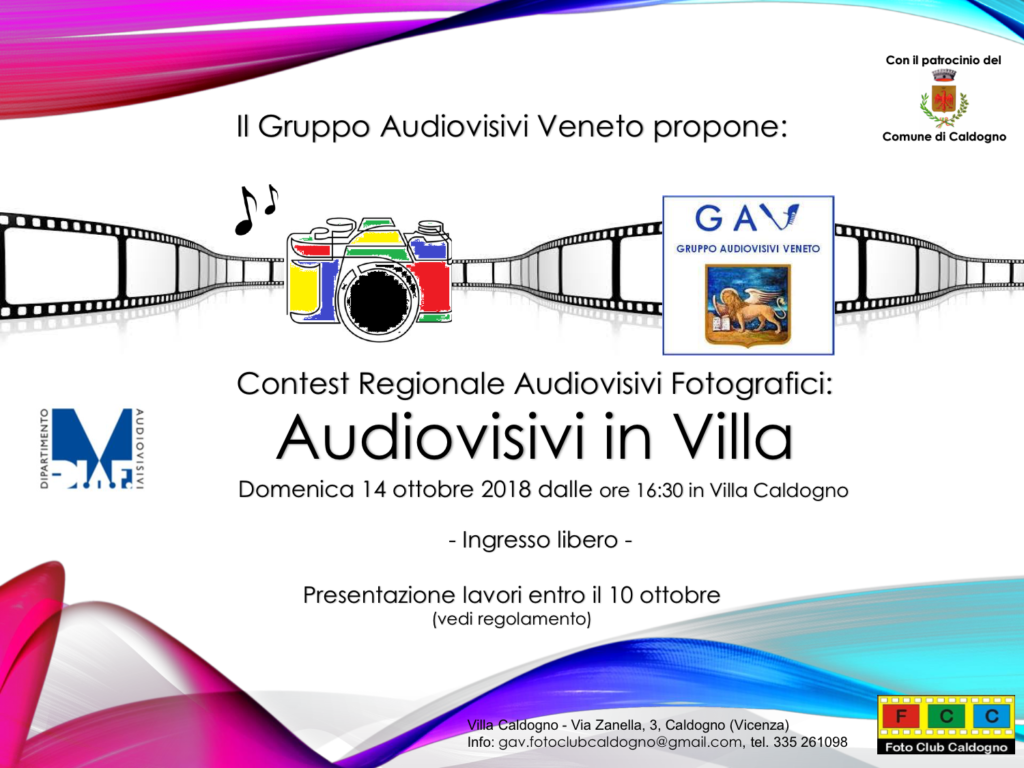 20181014 Caldogno VI Gruppo AV Veneto Audiovisivi in Villa