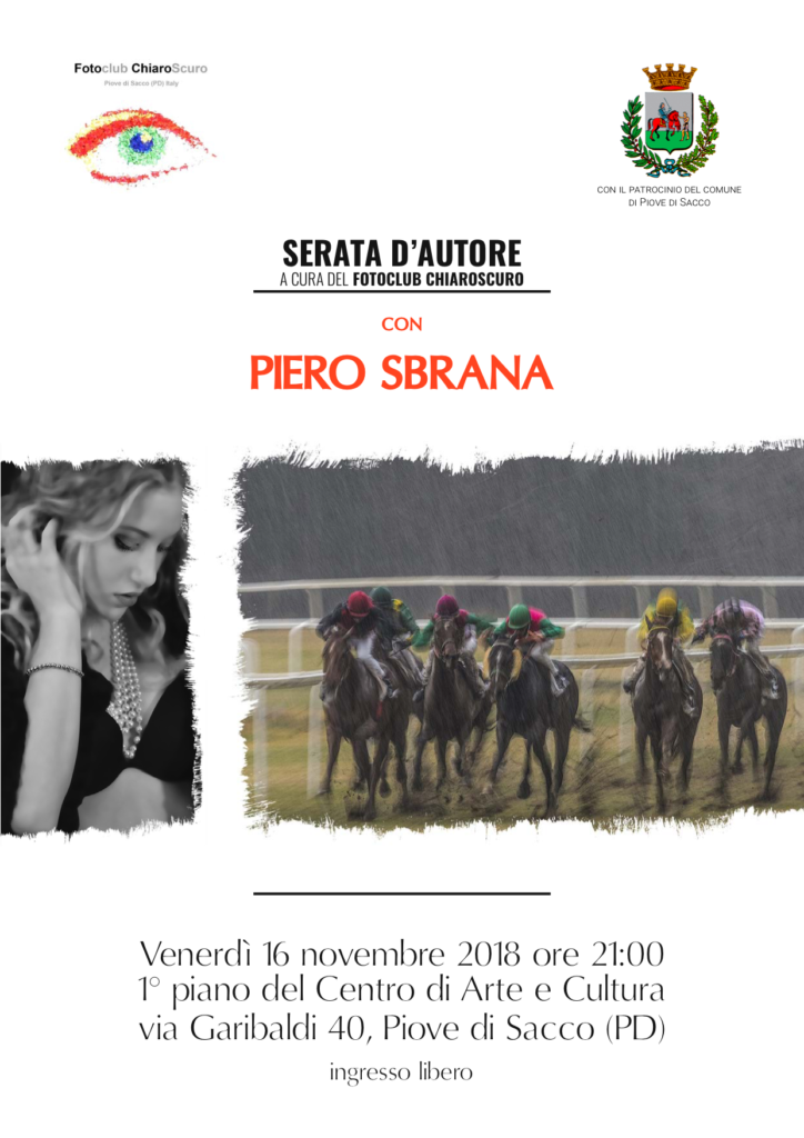 20181116 Chiaroscuro Piero Sbrana locandina