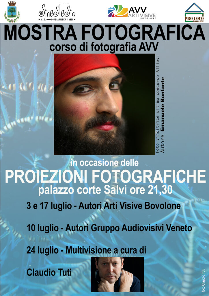 20190703 0724 Bovolone Mostra corso Proiezioni fotografiche locandina