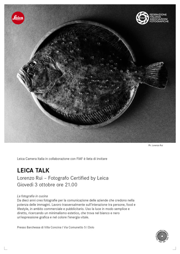 20191003 Dolo Serata Leica Talk