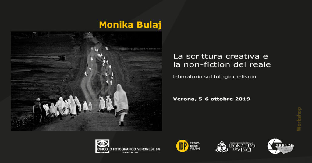20191005 1006 Verona Monika Bulaj workshop banner