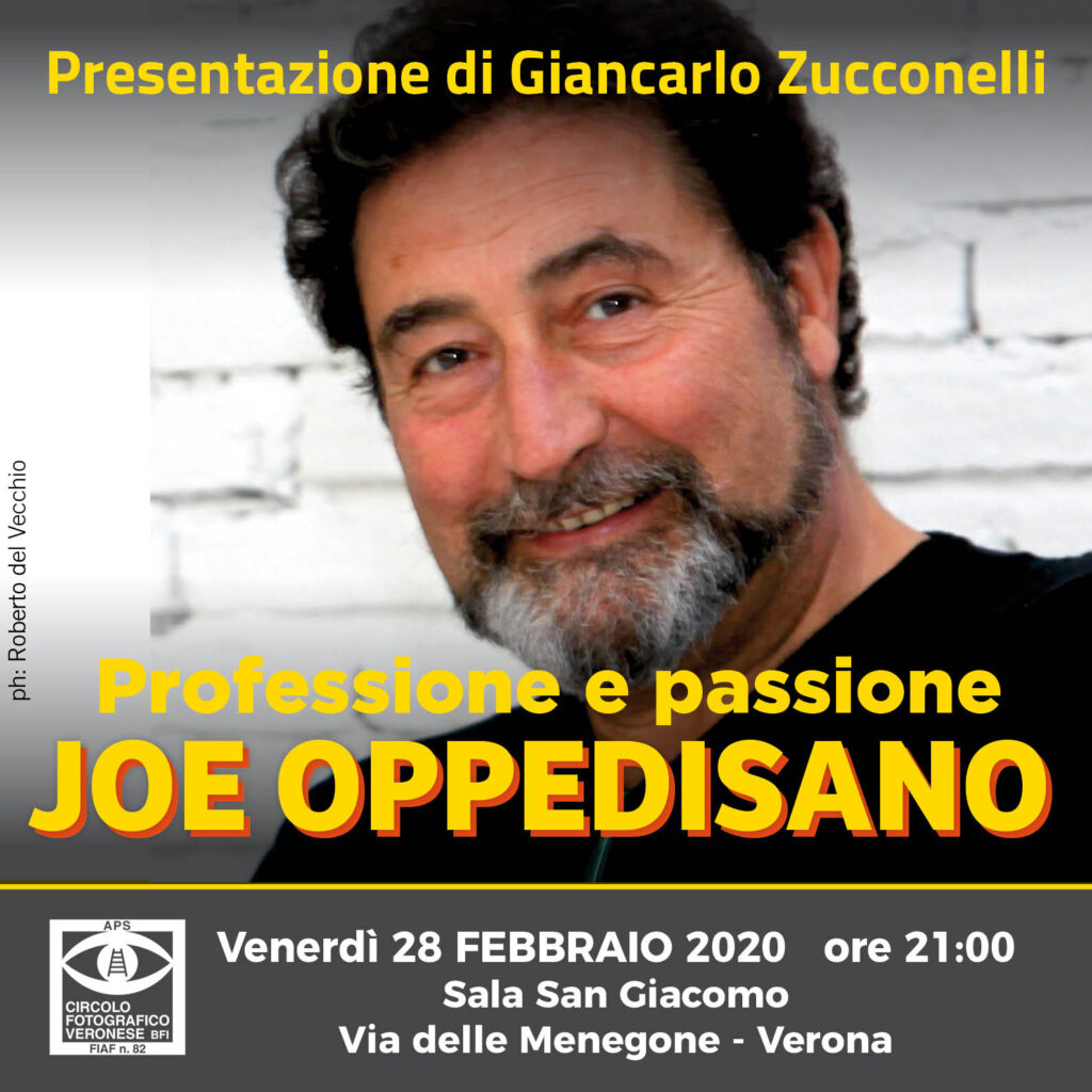 20200228 Verona Joe Oppedisano serata locandina