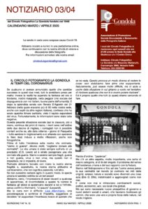 Notiziario C.F. La Gondola Marzo Aprile 2020