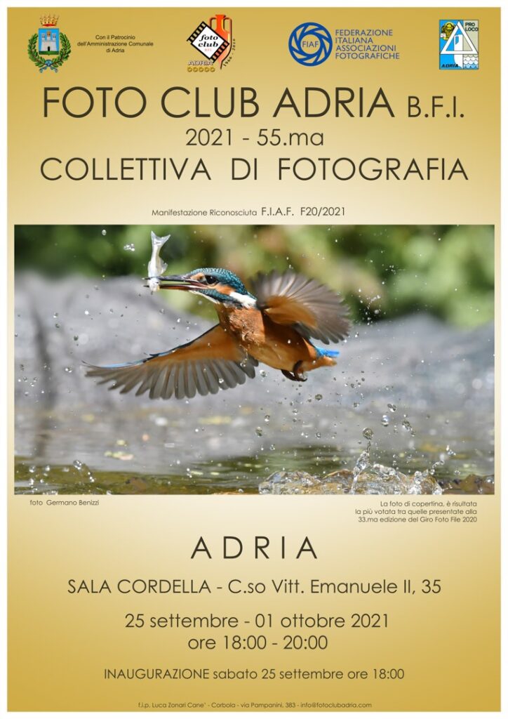 20210925 1001 Adria Foto Club Adria 55ma collettiva fotografia locandina